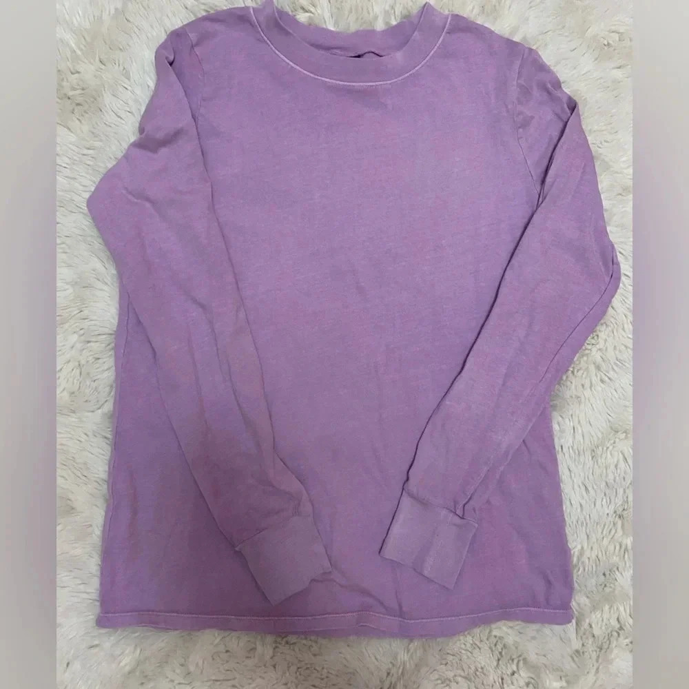 Wild Fable purple long sleeve crew neck shirt size extra small